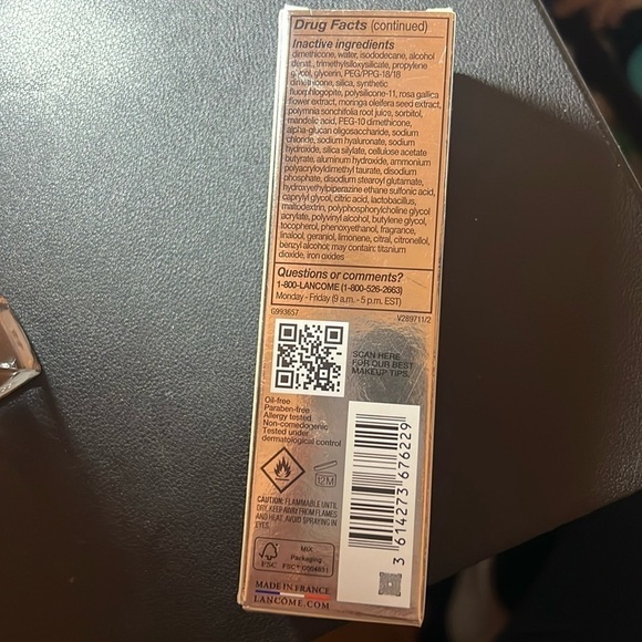 Lancome Teint Idole Ultra Wear Foundation 30ml Shade 505N SPF27 Expired - Picture 4 of 9